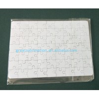 wholesale Sublimation Custom Magnet Paper Blank Printable Jigsaw Puzzle, high glossy or pearlescent white finish