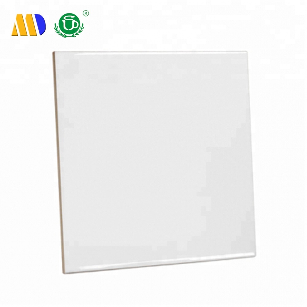 MIDA square shape dye sublimation custom ceramic tile for heat press printing