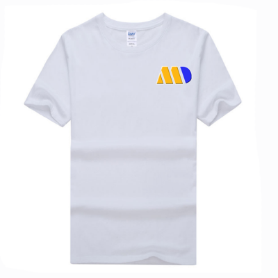 High Quality 100% cotton custom logo printing white T shirt