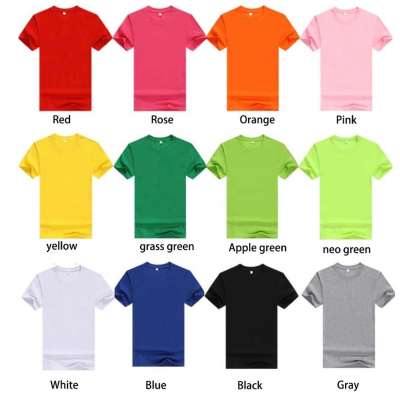 Cheap Wholesale Daily Wear Round Neck Custom T Shirt Printing Polyester Man T Shirt