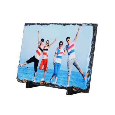 MIDA glossy sublimation plaque photo frame custom rock picture frame