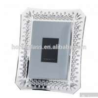 Fashion glass Frame,wedding glass photo frame coaster favor gifts