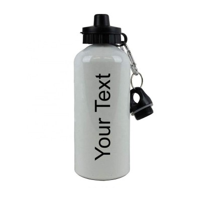 Sublimation Aluminium Personalized Water Bottle with 2 lids Outdoor Sports Cycling Custom Sport Bottle